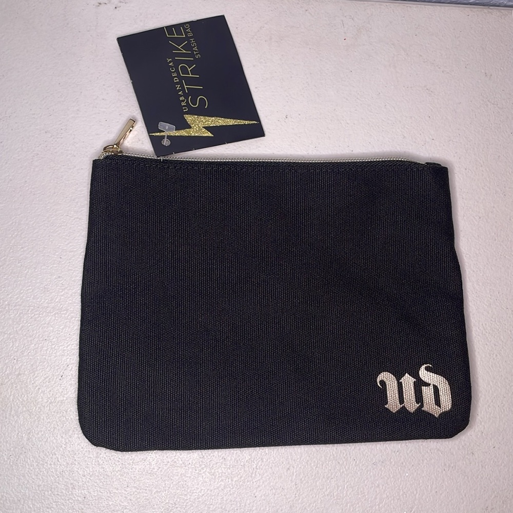 Urban Decay Makeup Bag Lightening Bolt Strike Stash Bag π Makeup Bag Sequins π - Picture 8 of 12